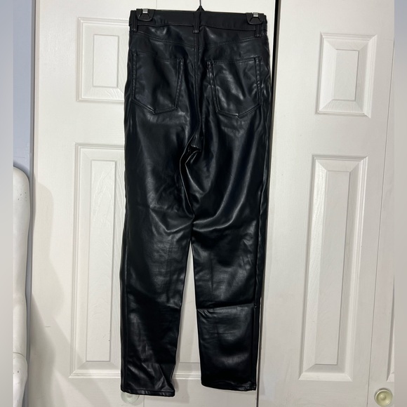 Divided Faux Leather Pants - Picture 3 of 3